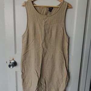 Vintage Tan Shift Dress